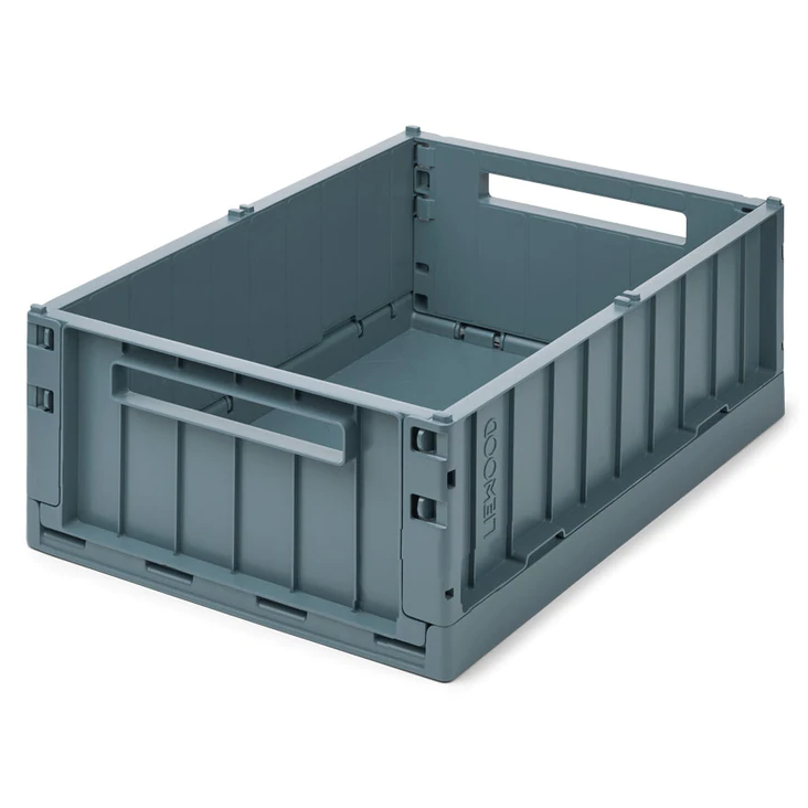 Weston Storage Box M Whale Blue