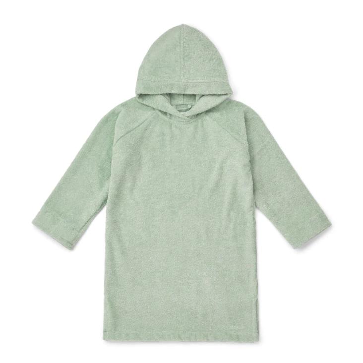 Bademantel Emilia Poncho Junior - Dusty mint