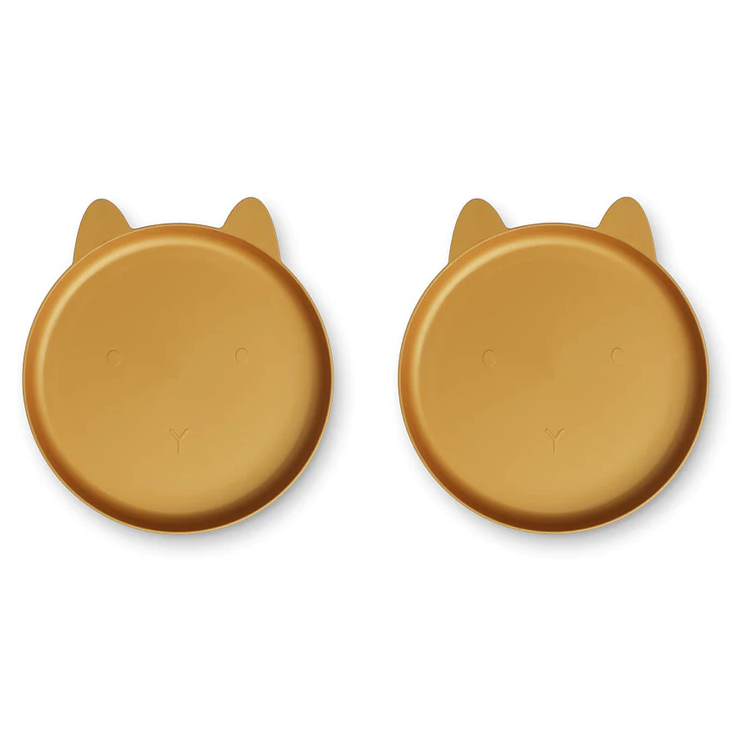 Liewood Mae Plate Rabbit Golden Caramel
