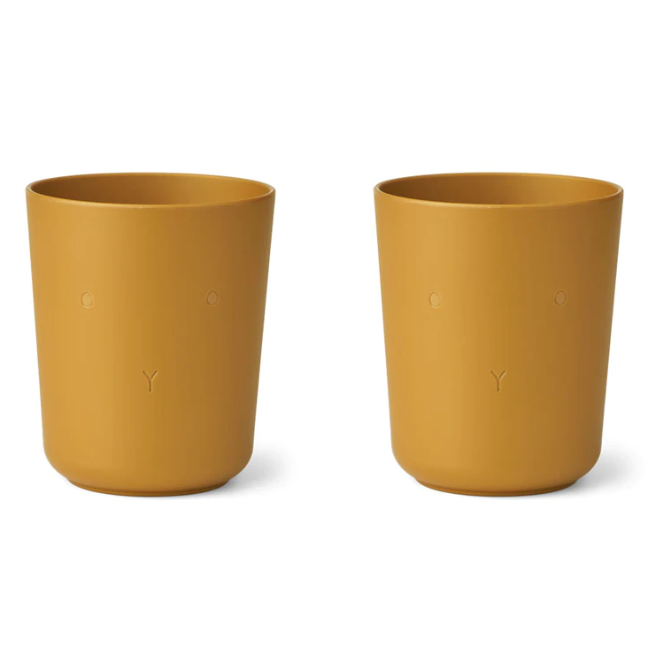 Liewood Stine Becher Rabbit Golden Caramel