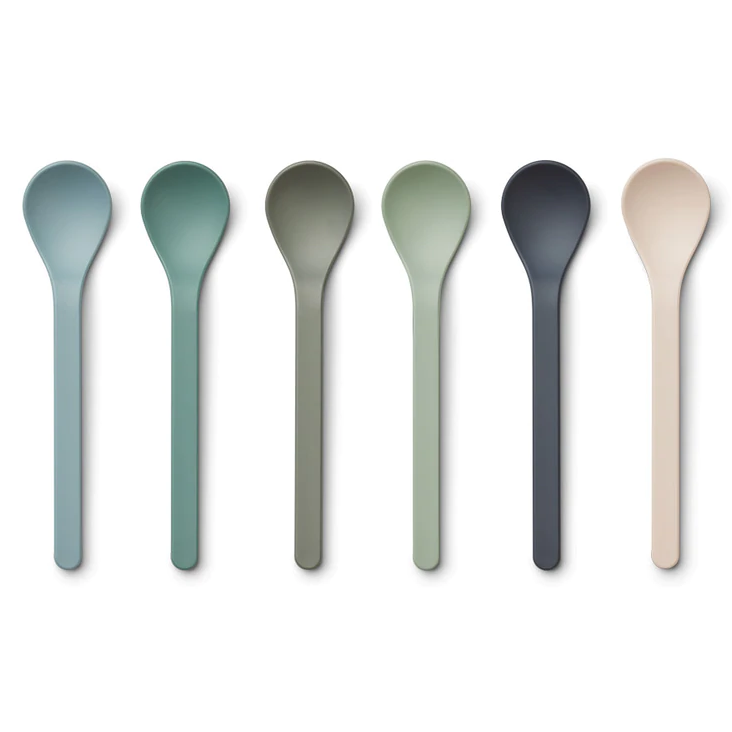 Liewood Erin Löffel6er Set Sea Blue Multi Mix