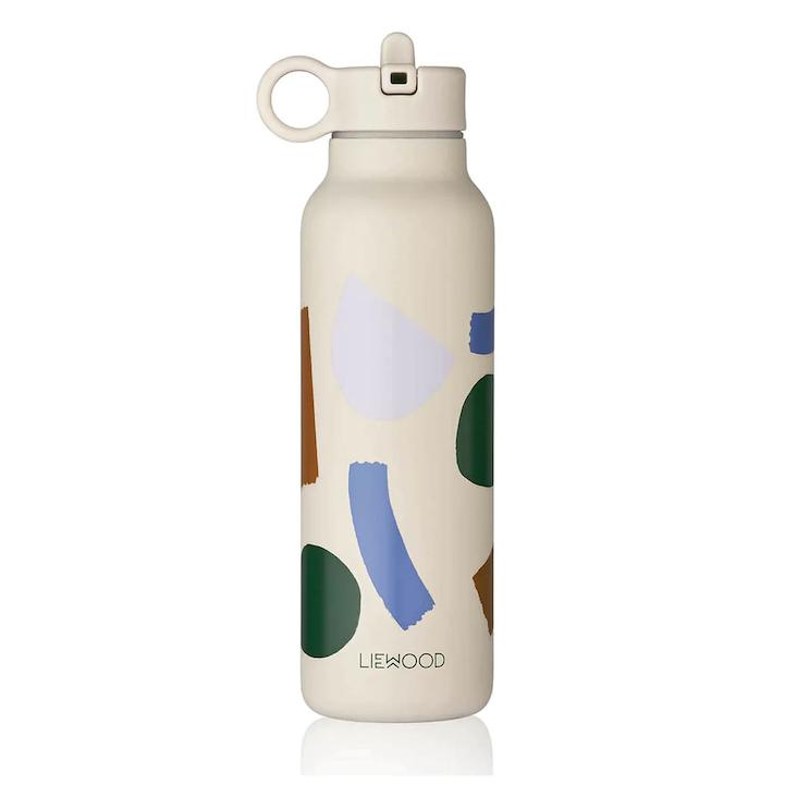 Liewood Falk Water Bottle 350ml - Paint stroke / Sandy