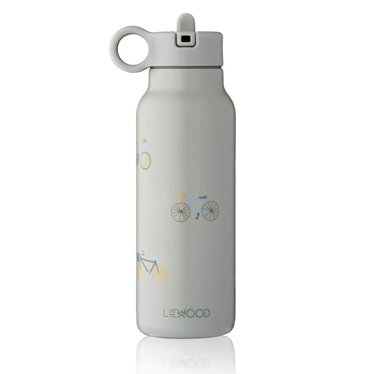 Liewood Falk Water Bottle 350ml - Bicycle / Cloud blue