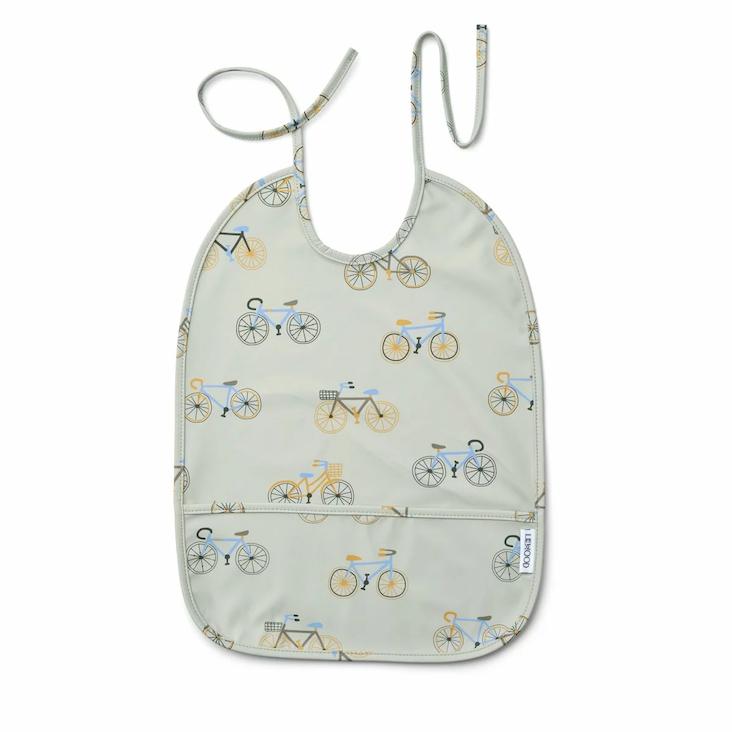 Liewood Lätzchen - Bicycle / Cloud blue