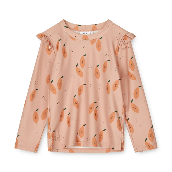 Twenley Printed Swim Tee Papaya Pale Tuscany