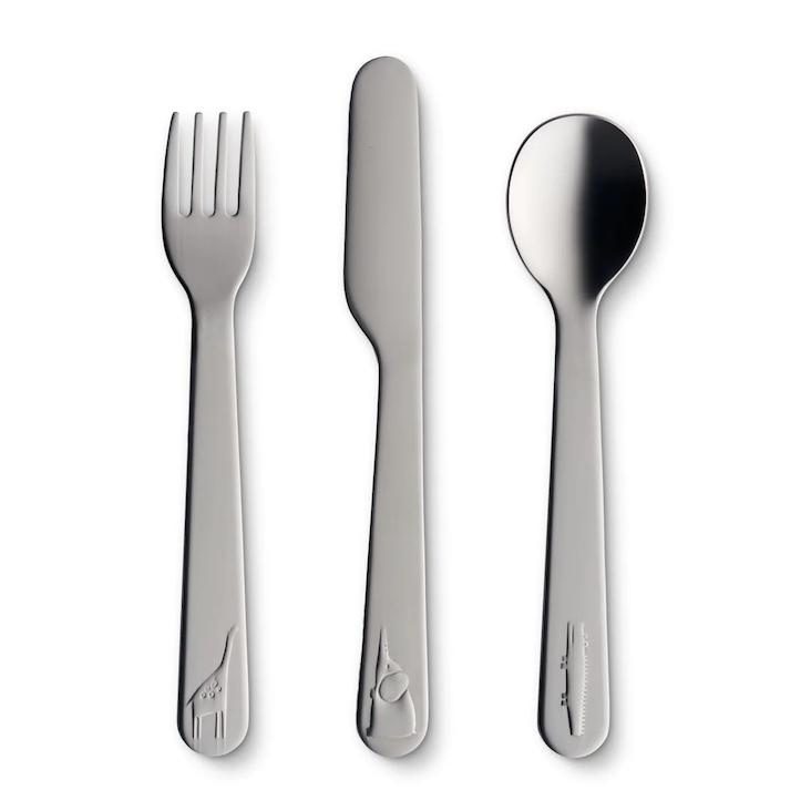 Liewood Besteckset Nadine - Steel Tiere
