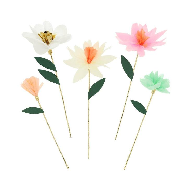 Blumen-Sticks Dekoration von Meri Meri - 0