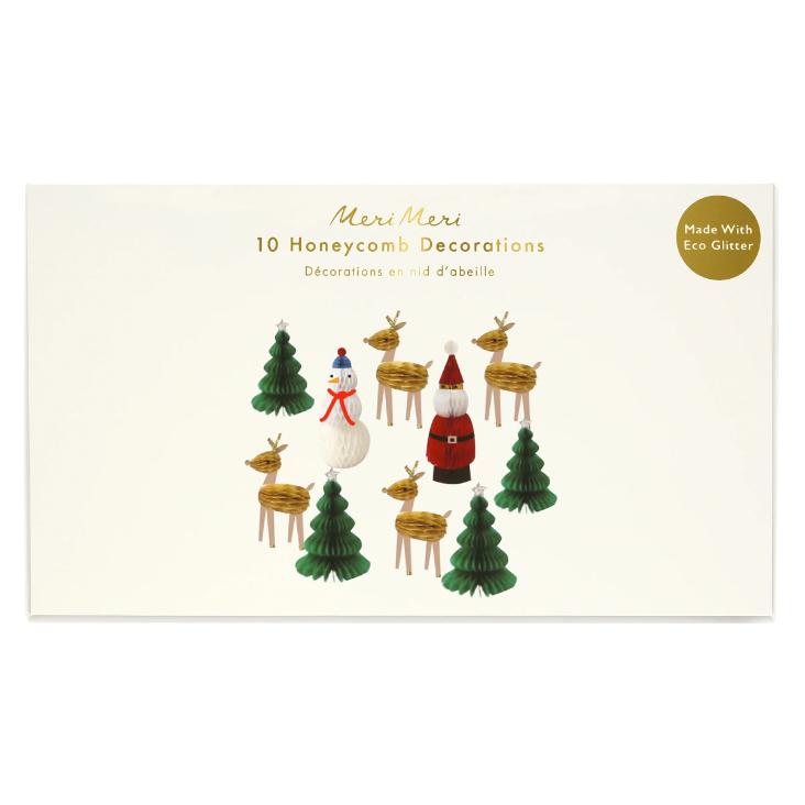 Honeycomb Christmas Characters von merimeri