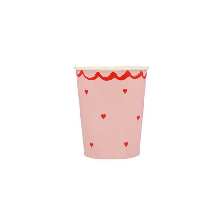 Partybecher Lacy Heart von Meri Meri
