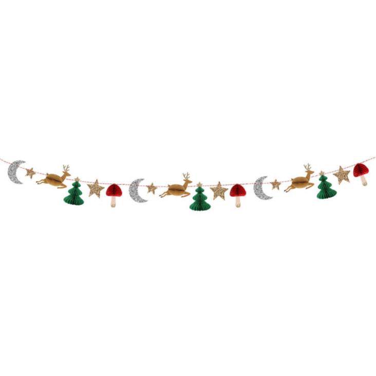 Honeycomb Festive Icon Garland von merimeri - 0