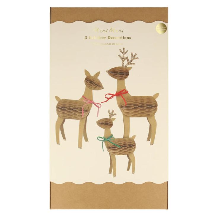 Honeycomb Reindeer Family von merimeri
