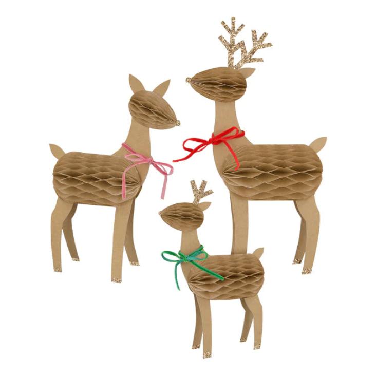 Honeycomb Reindeer Family von merimeri - 0