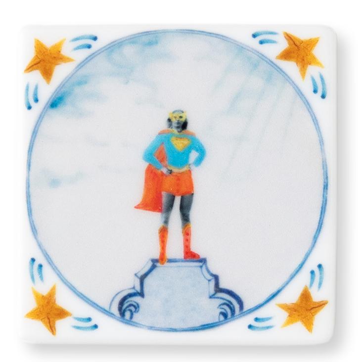 Magnet / Mini-Bild Superwoman