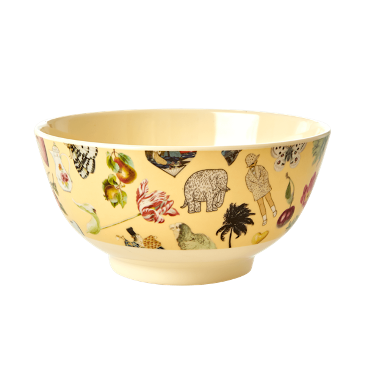 Rice Melamin Schüssel - Art Print - Creme