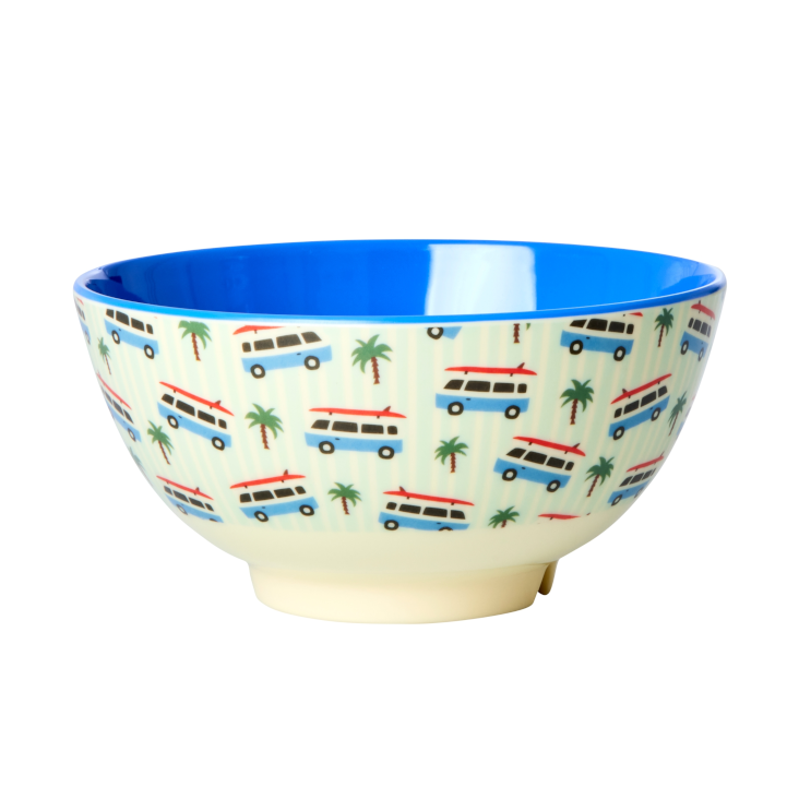 Melamine Bowl with Car Print
