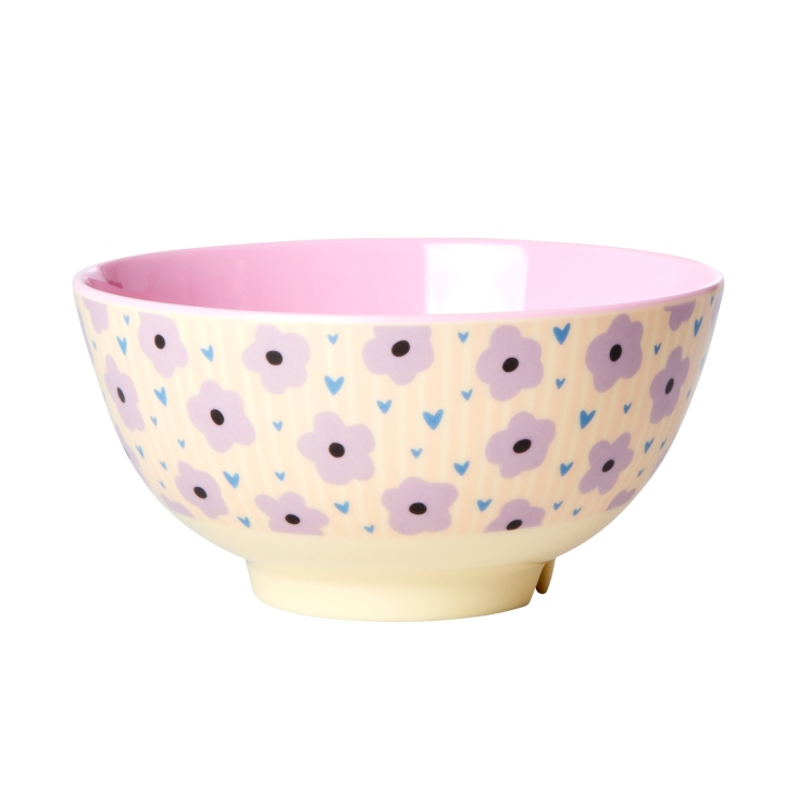 Melamine Bowl with Flowers