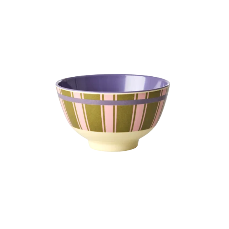 RICE Melamin Schüssel klein - Stripe Delight Print