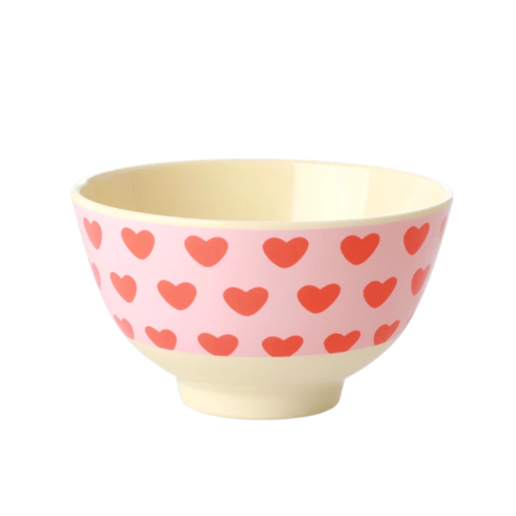 Rice Schüssel klein mit Sweet Hearts Print