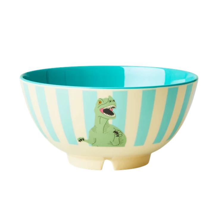 Rice Medium Melamin Schüssel - Dino Print