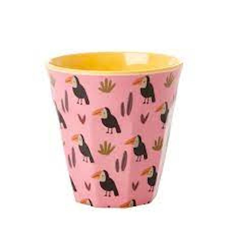 Rice Melamin Kinderbecher - JUNGLE ANIMALS PRINT