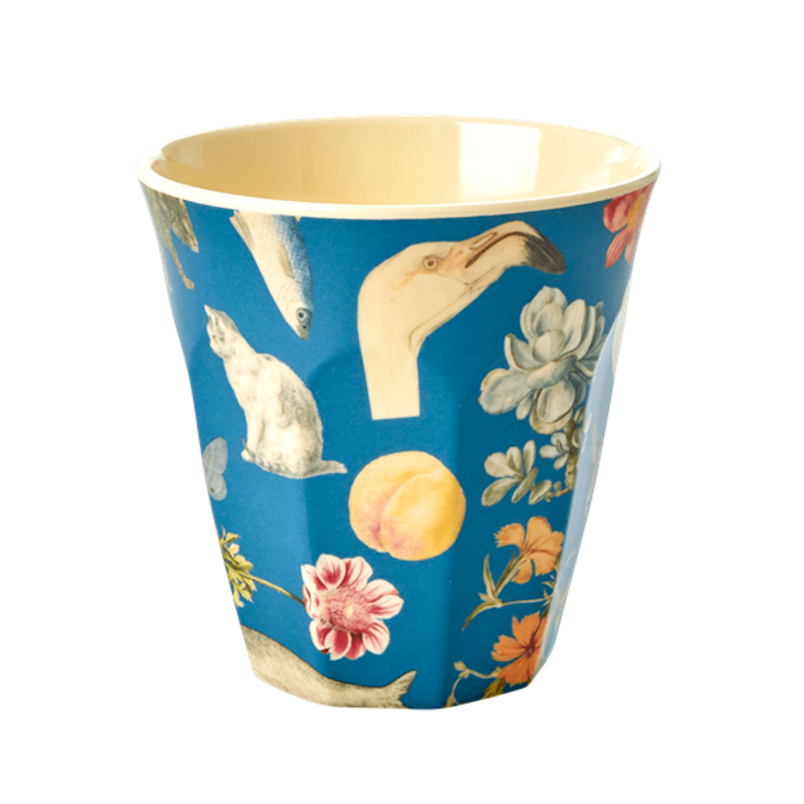 Rice Melamin Becher - Art Print - Blau