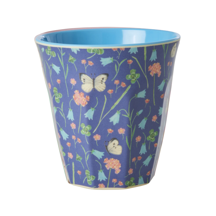Melamine Cup with Butterfly Field Print