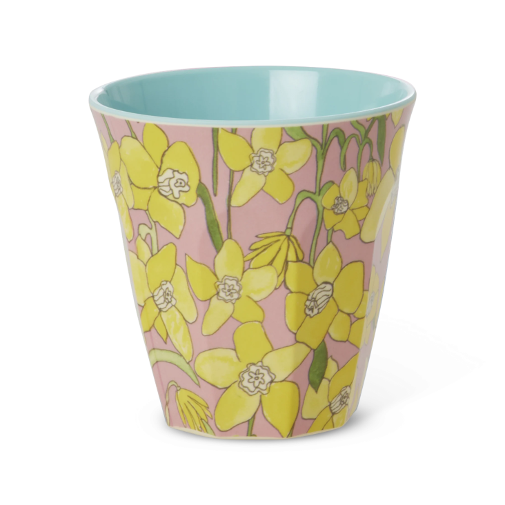 RICE Melamin Becher - Daffodils Print