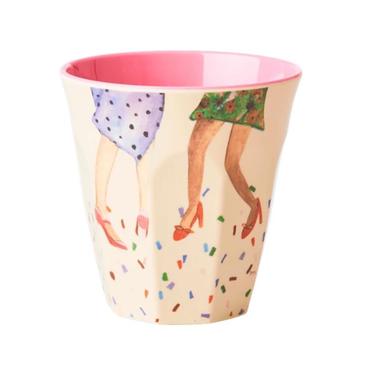 Rice Melamin Becher - Dancing Legs Print