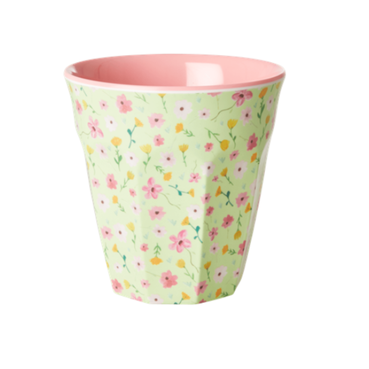Rice Melamin Becher Flower