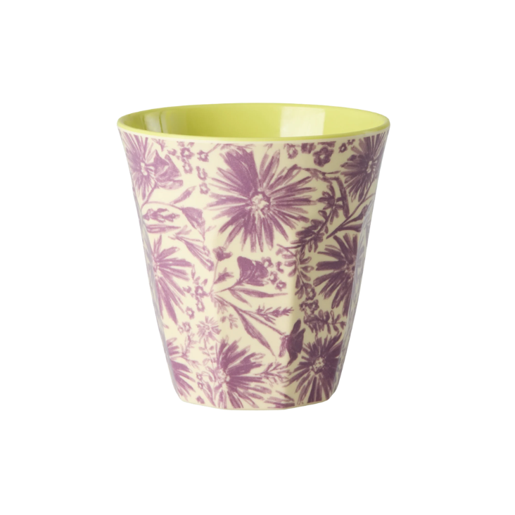 RICE Melamin Becher - Flower Press Print
