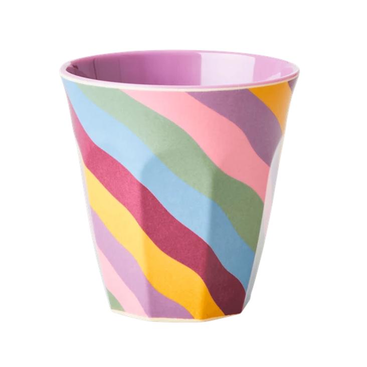 Rice Melamin Becher - Funky Stripes Print