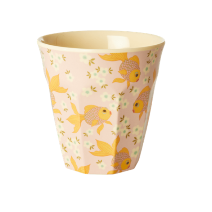 Rice Melamin Becher Goldfiish Print