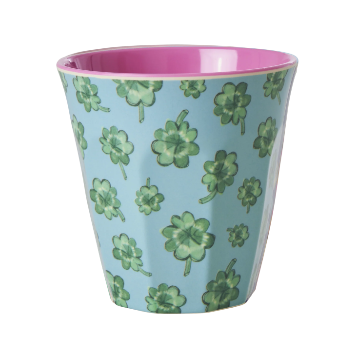 Melamine Cup with Good Luck Print
