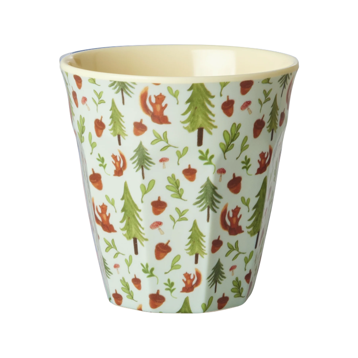 Melamine Cup with Happy Forest Print