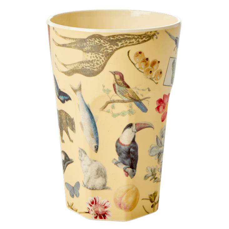Rice Melamin Becher gross - Art Print - Creme