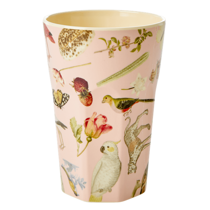Rice Melamin Becher gross - Art Print - Pink