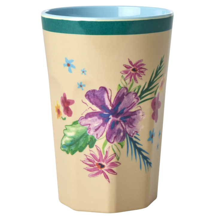 Rice Melamin Becher gross - Arda Bloom Print