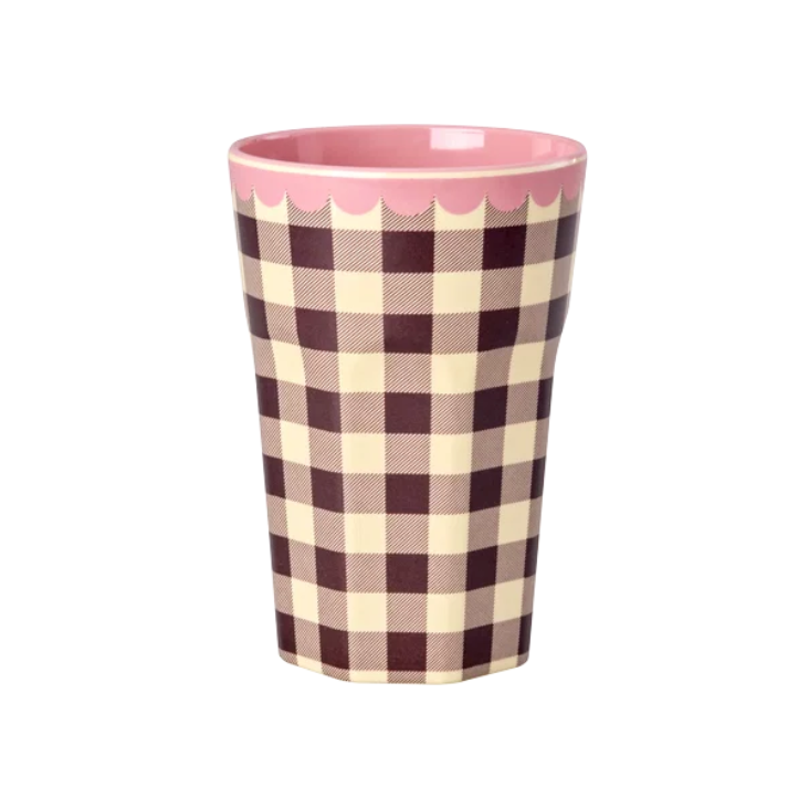 RICE Melamin Becher gross - Check Me Out Print