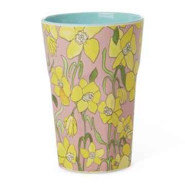 RICE Melamin Becher gross - Daffodils Print
