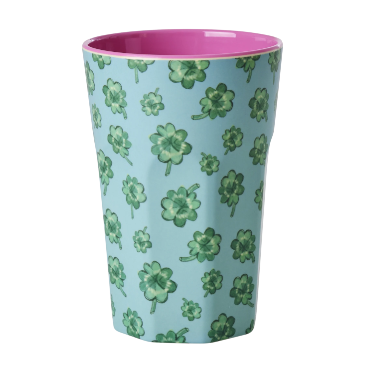 Melamine Cup with Good Luck Print