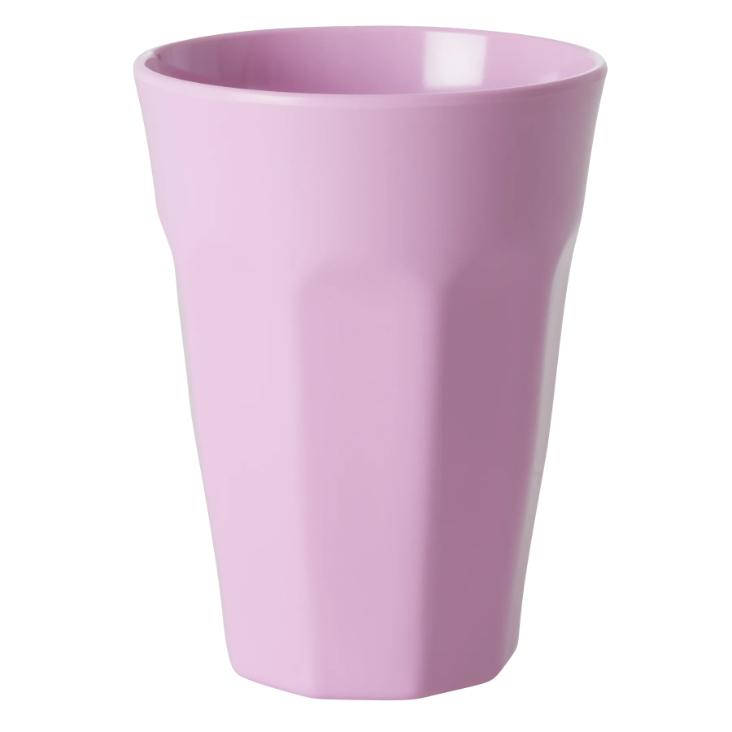 Rice Melamin Becher gross - Uni Pink