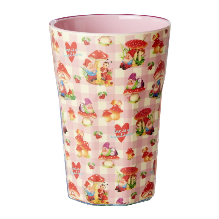 Melamine Cup with Love Therapy Gnome Print