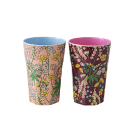 Rice Melamin Becher gross Lupin Print