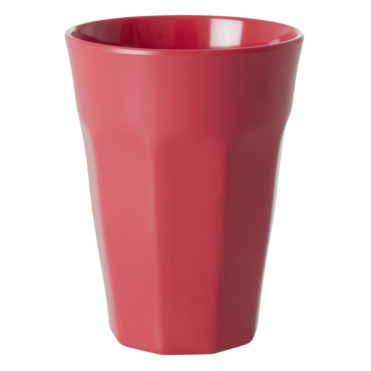 Rice Melamin Becher gross - Uni Red