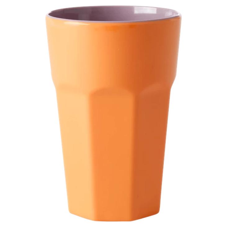 Rice Melamin Becher gross - Two Tone Apricot