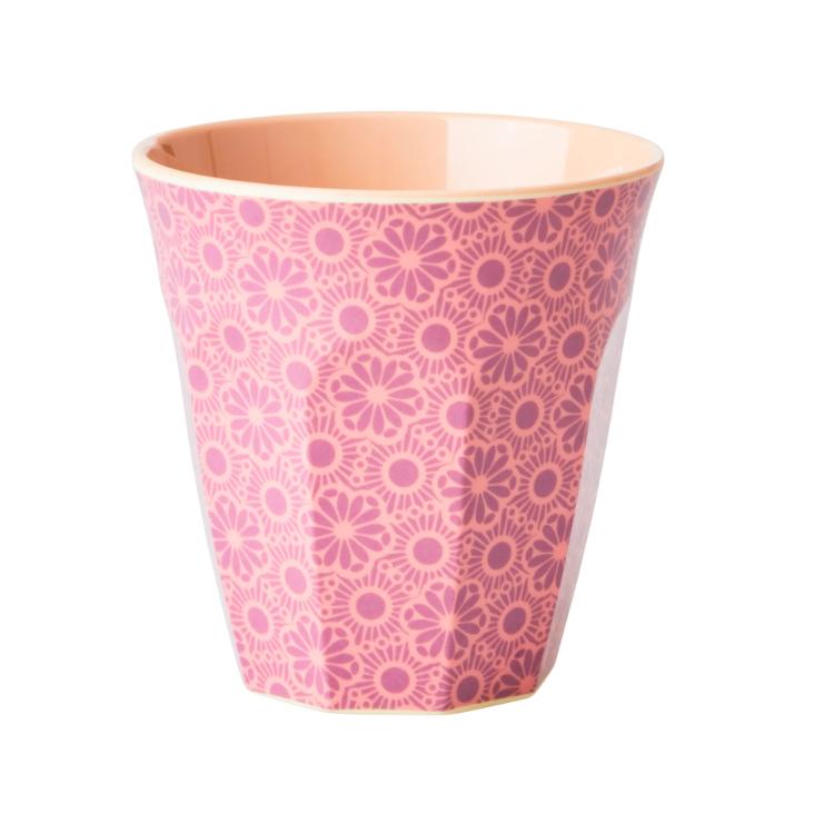 Rice Melamin Becher - Soft Pink - Marrakesh Print