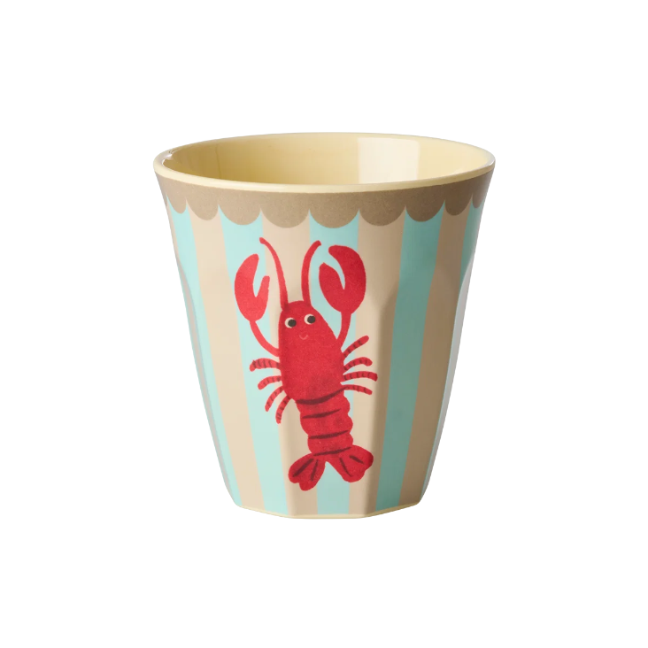 RICE Melamin Becher - Lobster Print