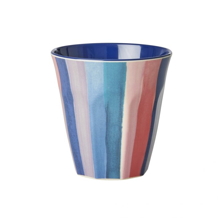 Melamine Cup with N.Y. Stripes Print