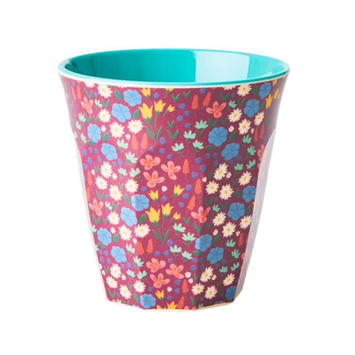 Rice Melamin Becher - Poppies Print