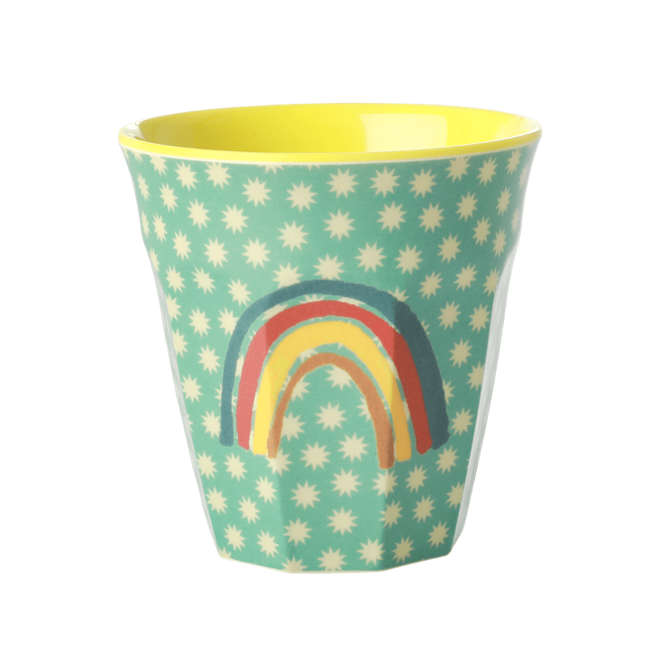 Rice Melamin Becher - Rainbow and Stars Print